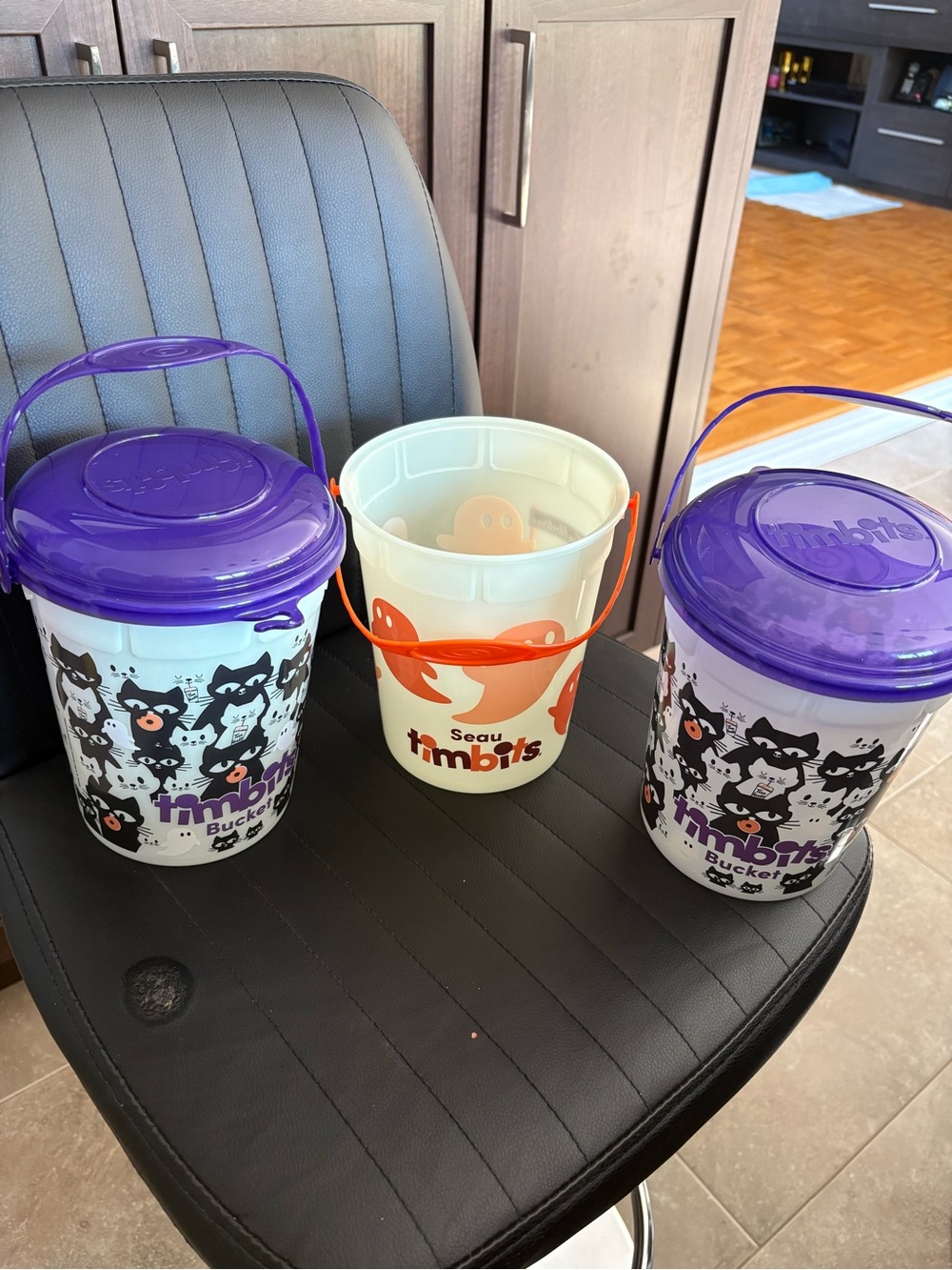 Tim Hortons Halloween Timbits Bucket
- Set of 3